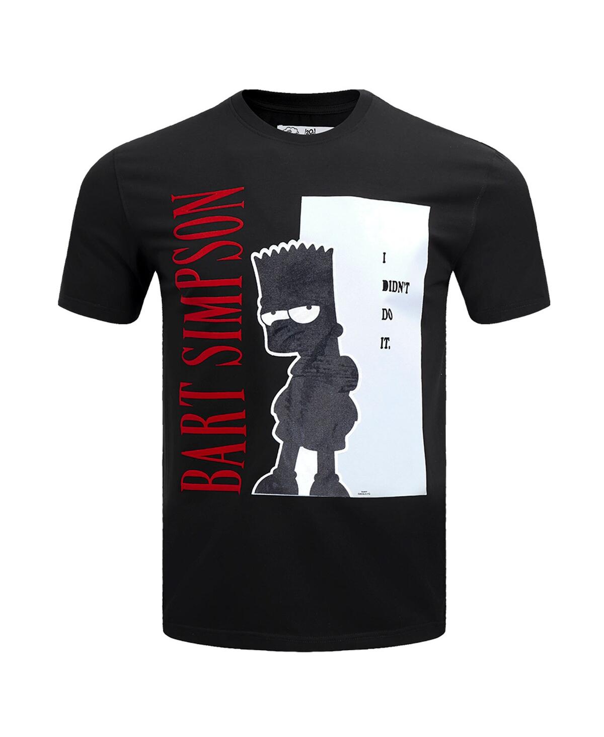 Shop Freeze Max Men's Black The Simpsons Bart The World Is Yours T-shirt