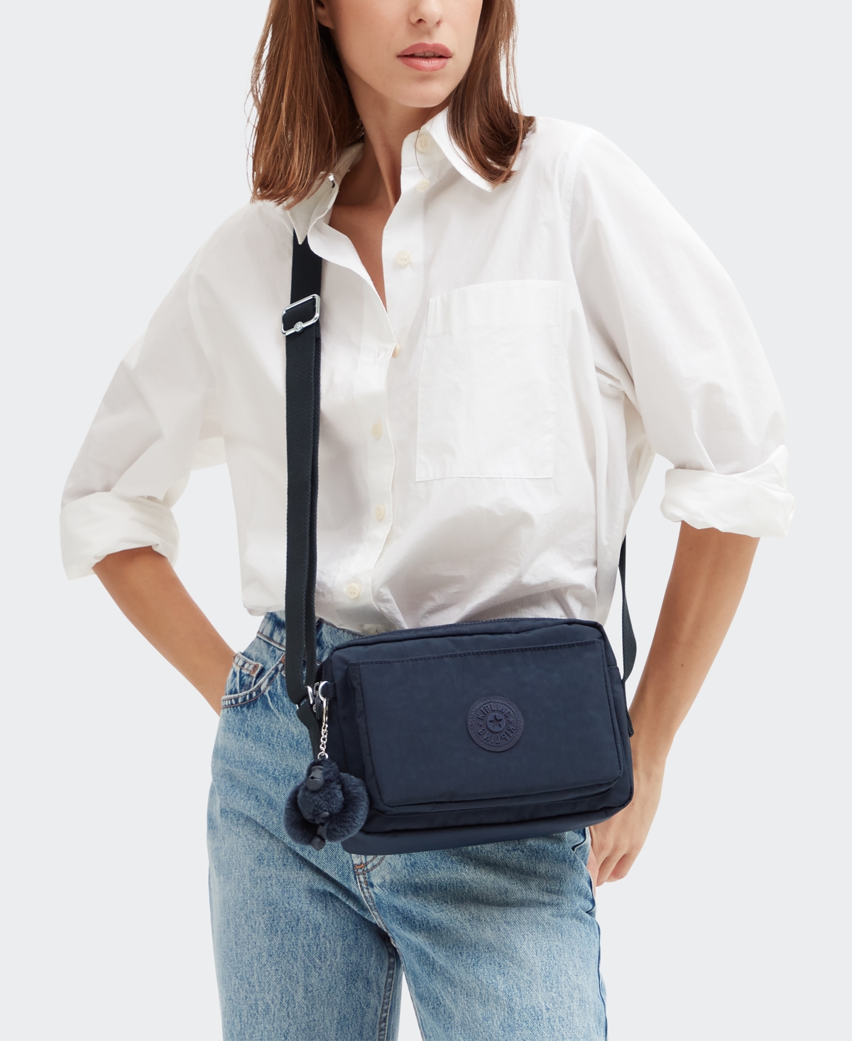 Shop Kipling Abanu M Crossbody Bag In Deepstaqua