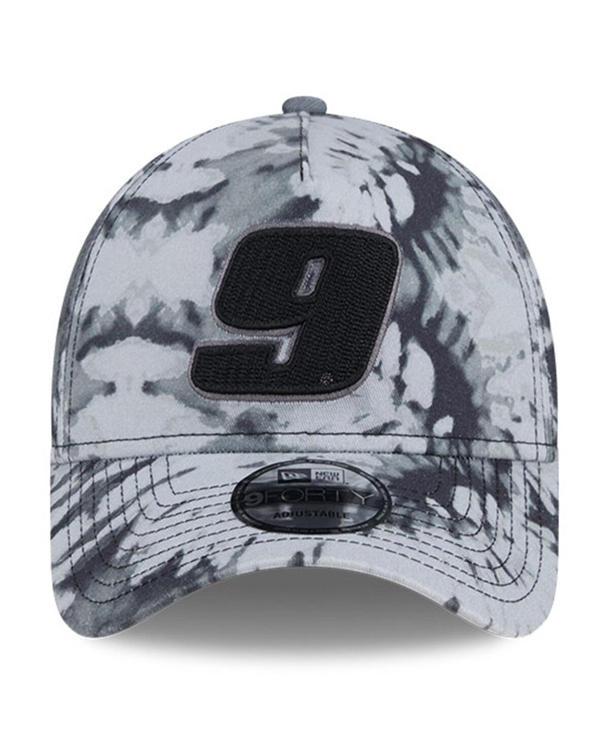 NEW ERA MEN'S BLACK CHASE ELLIOTT VICTORY BURNOUT 9FORTY ADJUSTABLE HAT 
