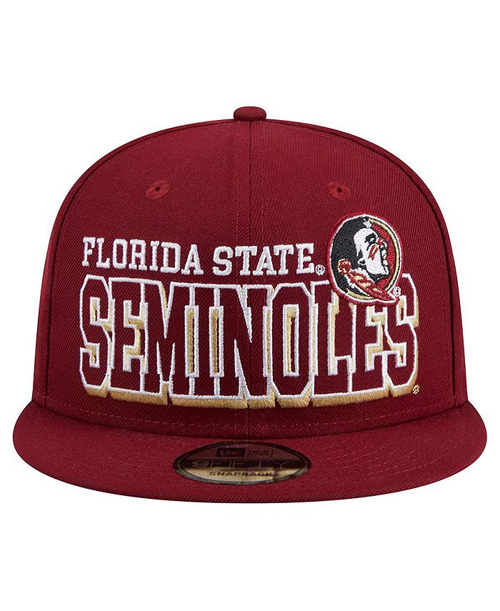 Florida State Seminoles Flat Brim Snapback Hat - Officially Licensed NCAA Cap