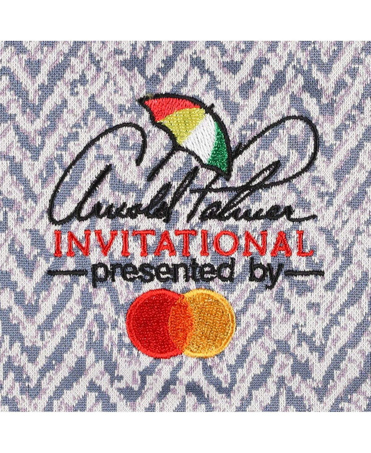 Adidas Men's Blue Arnold Palmer Invitational Ultimate365 Jacquard Polo