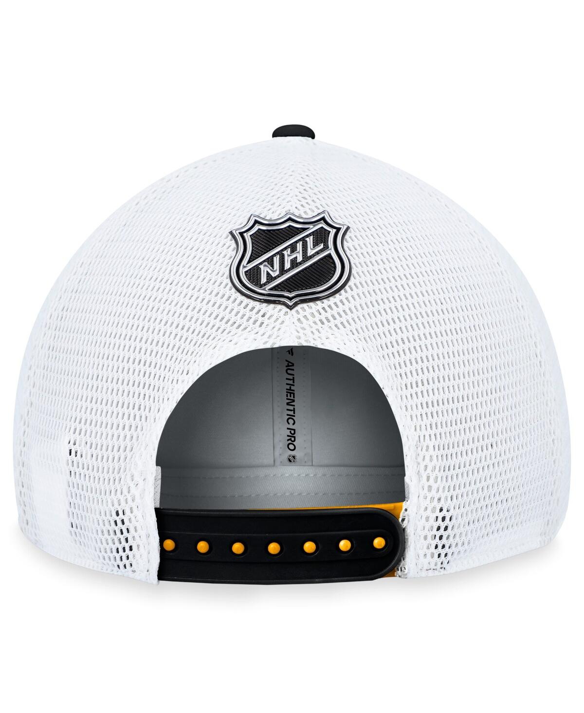 Fanatics Branded Men's Gold Boston Bruins Alternate Authentic Pro Trucker Adjustable Hat
