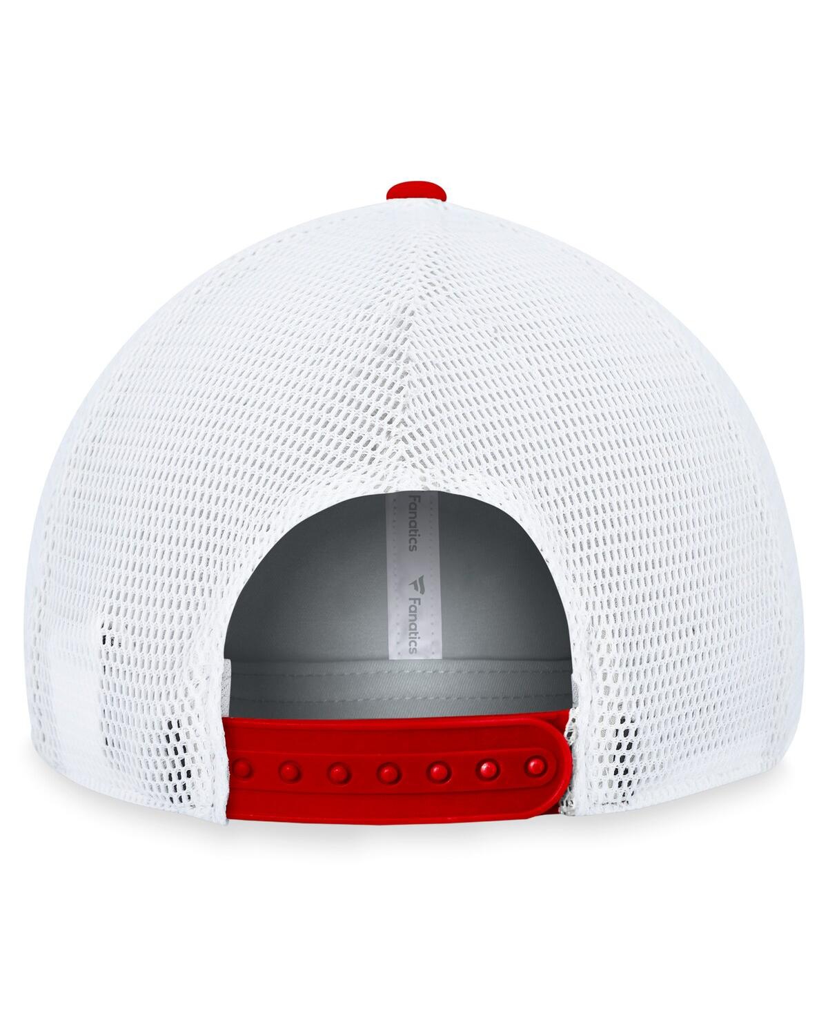 Fanatics Branded Men's Navy/white Washington Capitals Fundamental Adjustable Hat In An,w