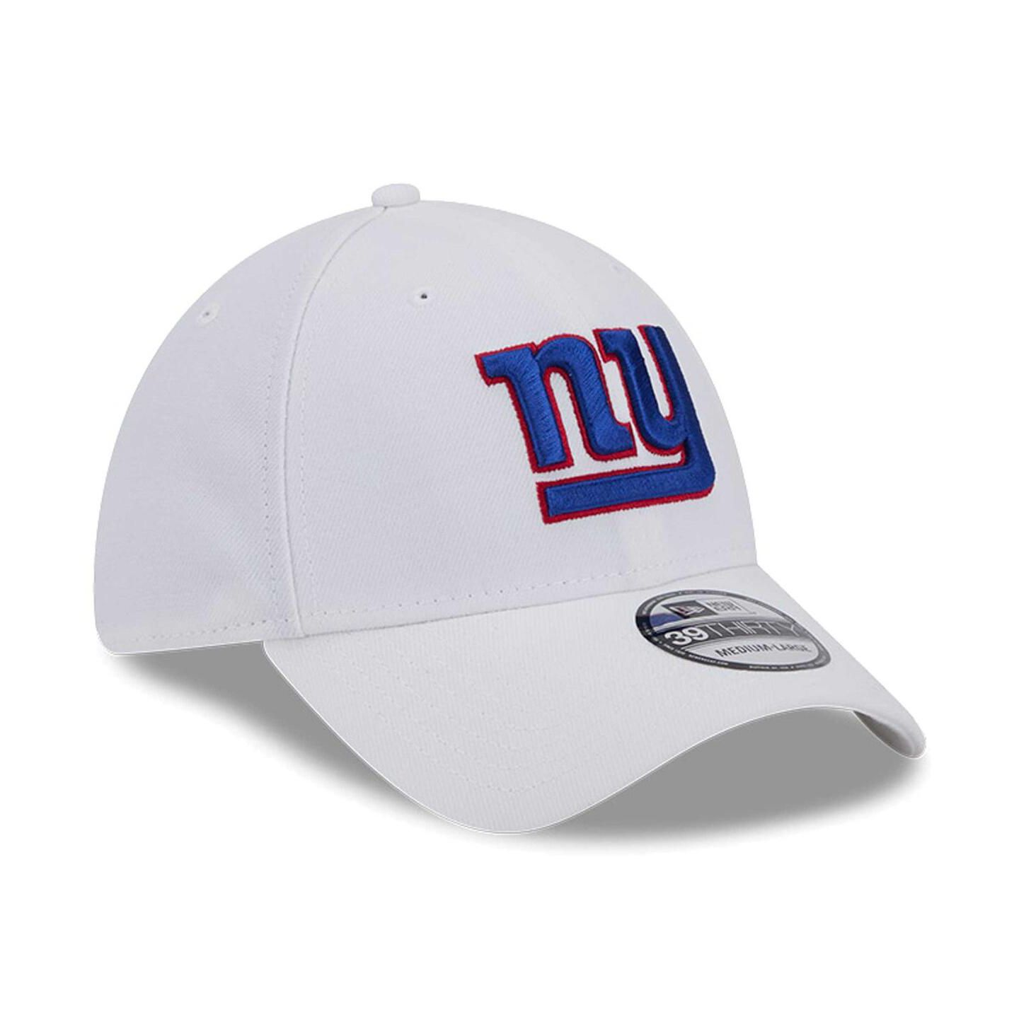 Мужская бейсболка New Era 39THIRTY Flex New York Giants Main, White — фото 2