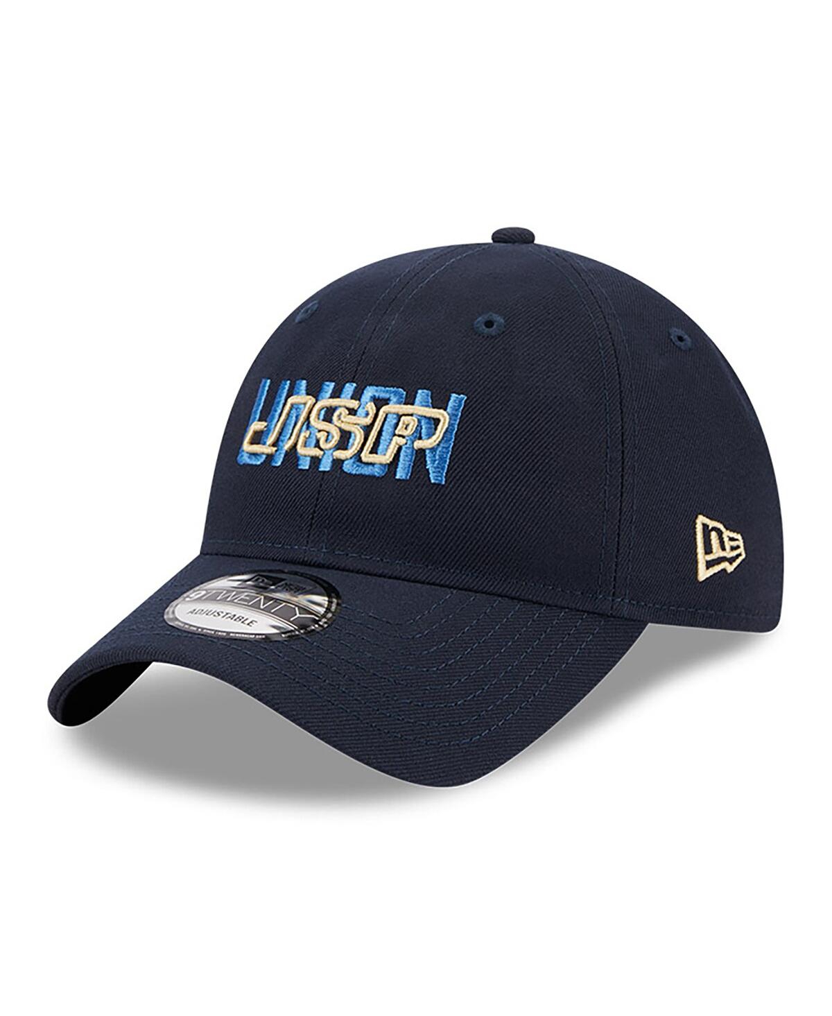New Era Jsp Standard Issue X Philadelphia Union Navy 9twenty Adjustable Hat In Navy