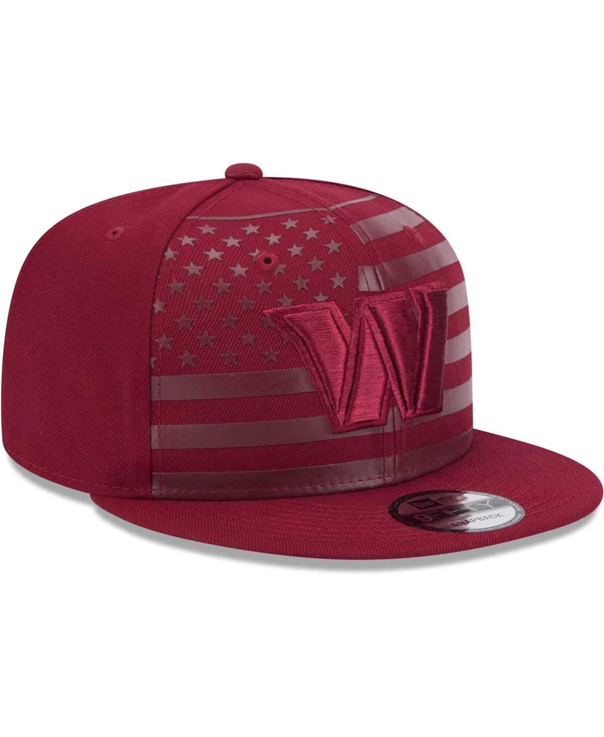 Shop New Era Men's Burgundy Washington Commanders Independent 9fifty Snapback Hat