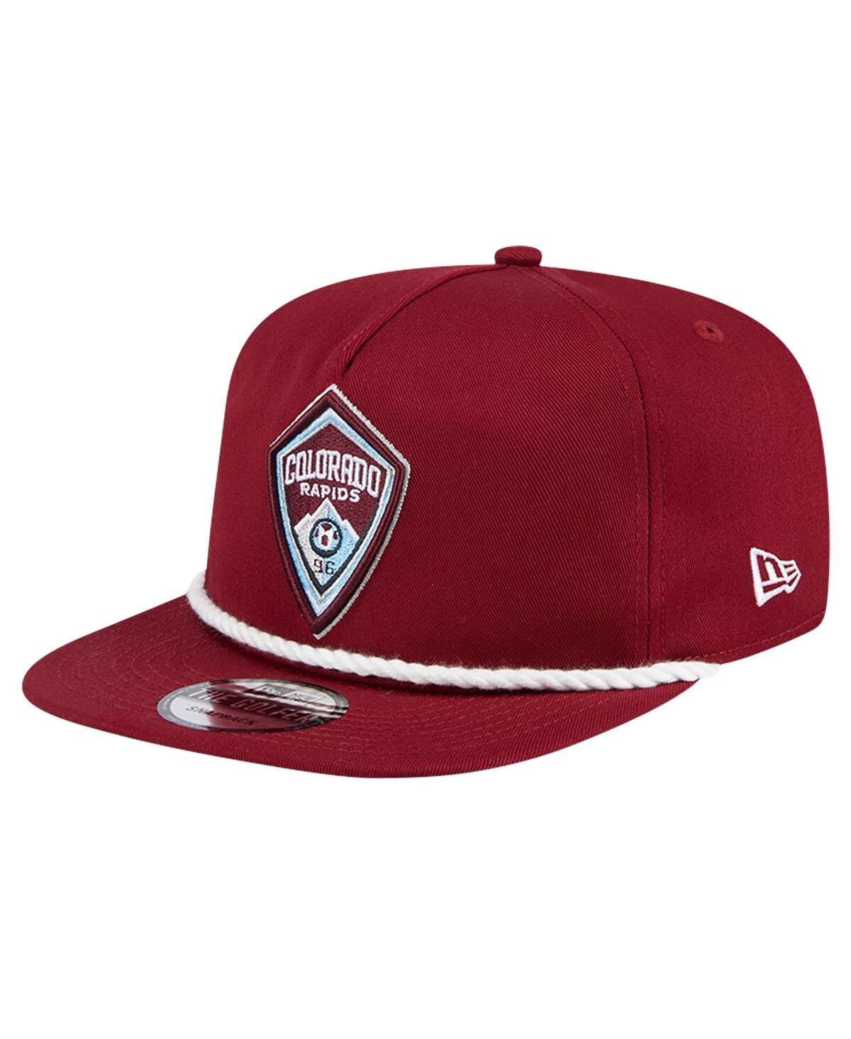 New Era Burgundy Colorado Rapids The Golfer Kickoff Collection Adjustable Hat In Burgundy