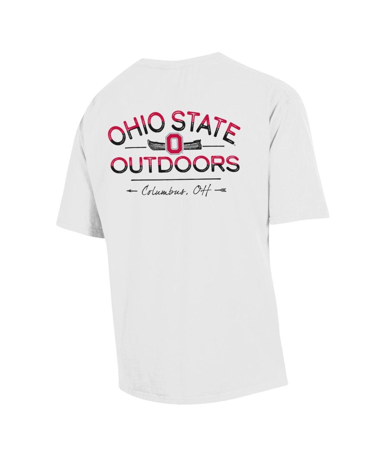 Shop Comfortwash Men's White Ohio State Buckeyes Great Outdoors T-shirt