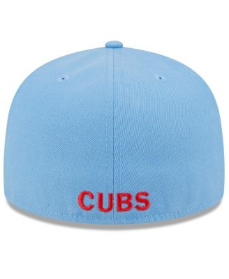 Men's Royal/Light Blue Chicago Cubs Gameday Sideswipe 59Fifty Fitted Hat
