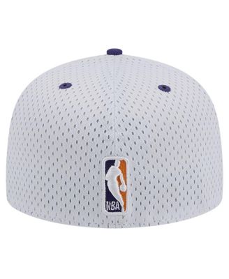 Men's White/Purple Phoenix Suns Throwback 2Tone 59Fifty Fitted Hat