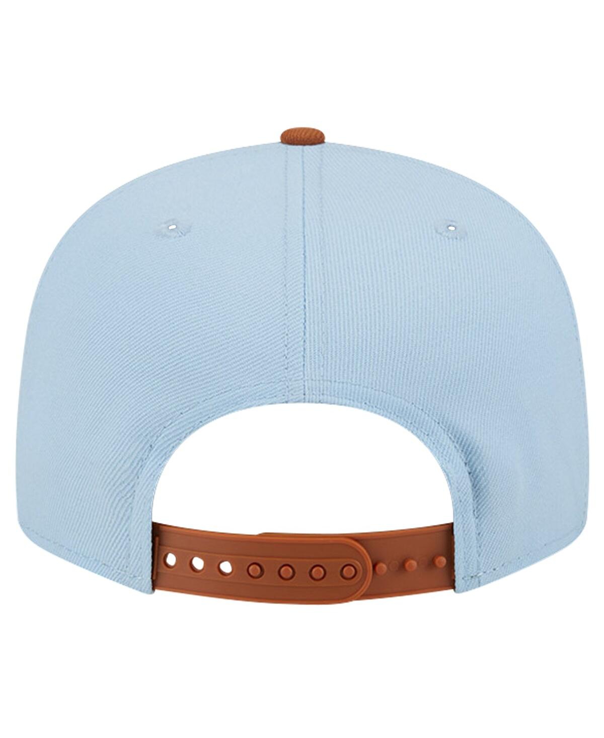 NEW ERA MEN'S LIGHT BLUE/BROWN WASHINGTON WIZARDS 2-TONE COLOR PACK 9FIFTY SNAPBACK HAT 
