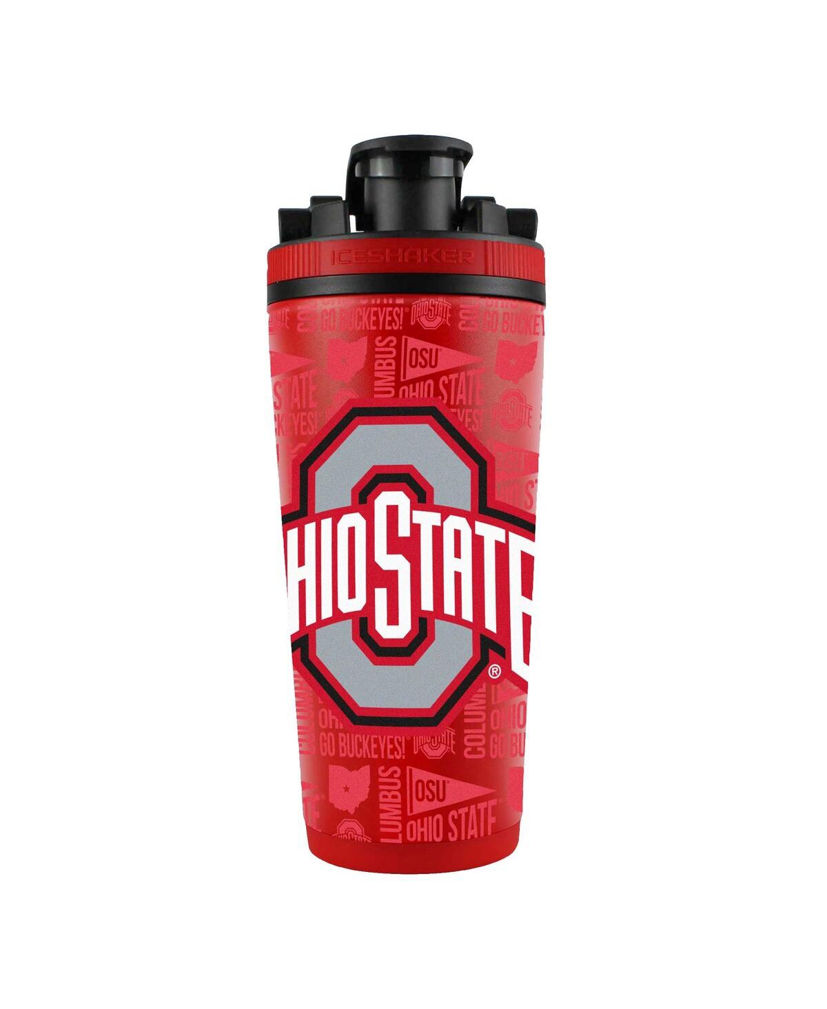Perfect Shaker Wincraft Ohio State Buckeyes 26oz. 4d Stainless Steel Ice Shaker Bottle In No Color