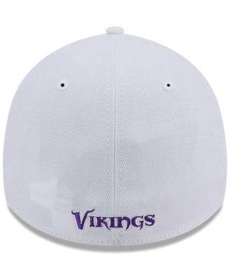 Men's White Minnesota Vikings Main 39Thirty Flex Hat