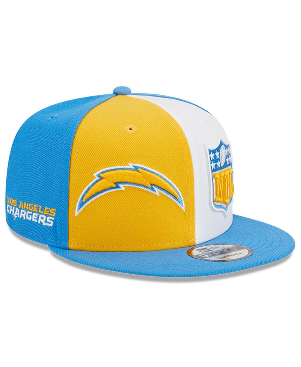 Men's Gold/Powder Blue Los Angeles Chargers 2023 Sideline 9Fifty Snapback Hat - Med Blue