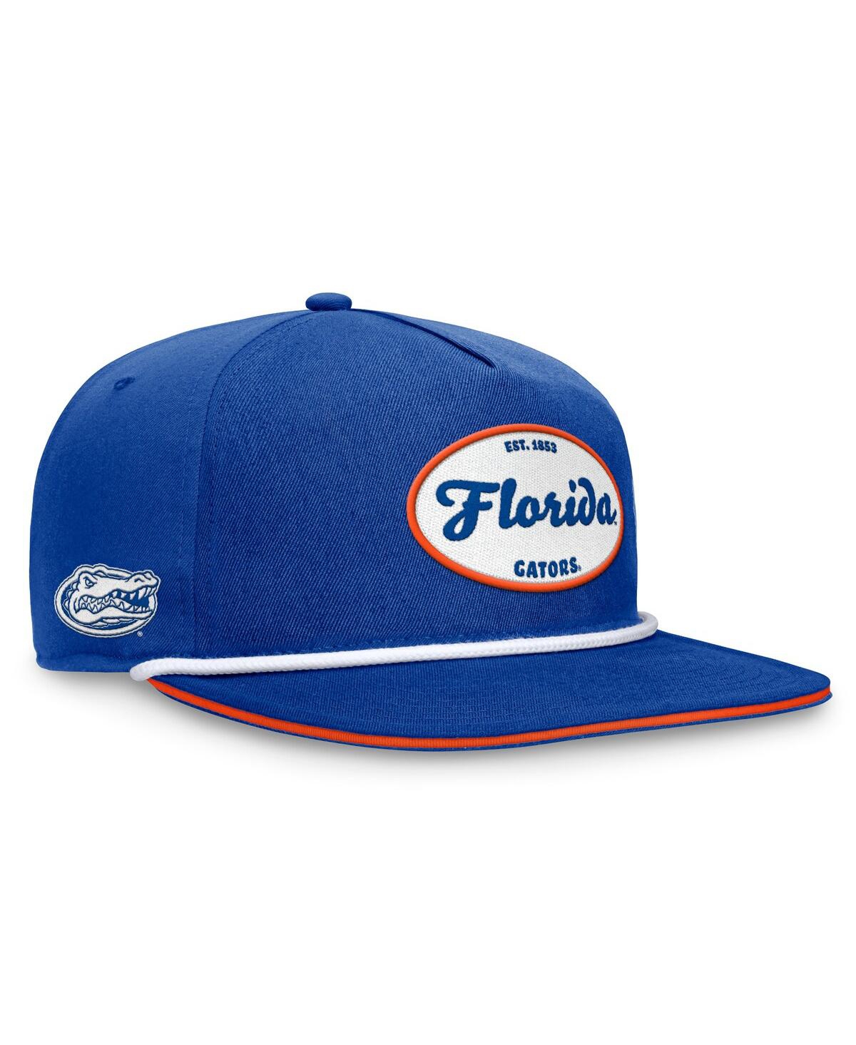 Shop Top Of The World Men's Royal Florida Gators Iron Golfer Adjustable Hat In Strk Roy
