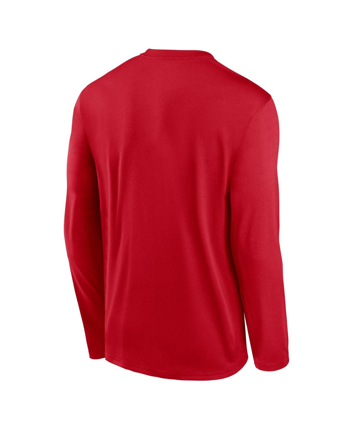Shop Nike Men's Red Philadelphia Phillies Authentic Collection Practice Performance Long Sleeve T-shirt