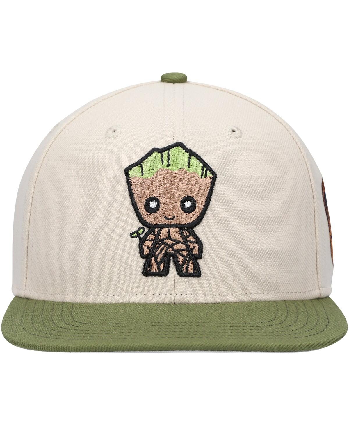 Shop Lids Youth Cream Guardians Of The Galaxy Groot Character Snapback Hat