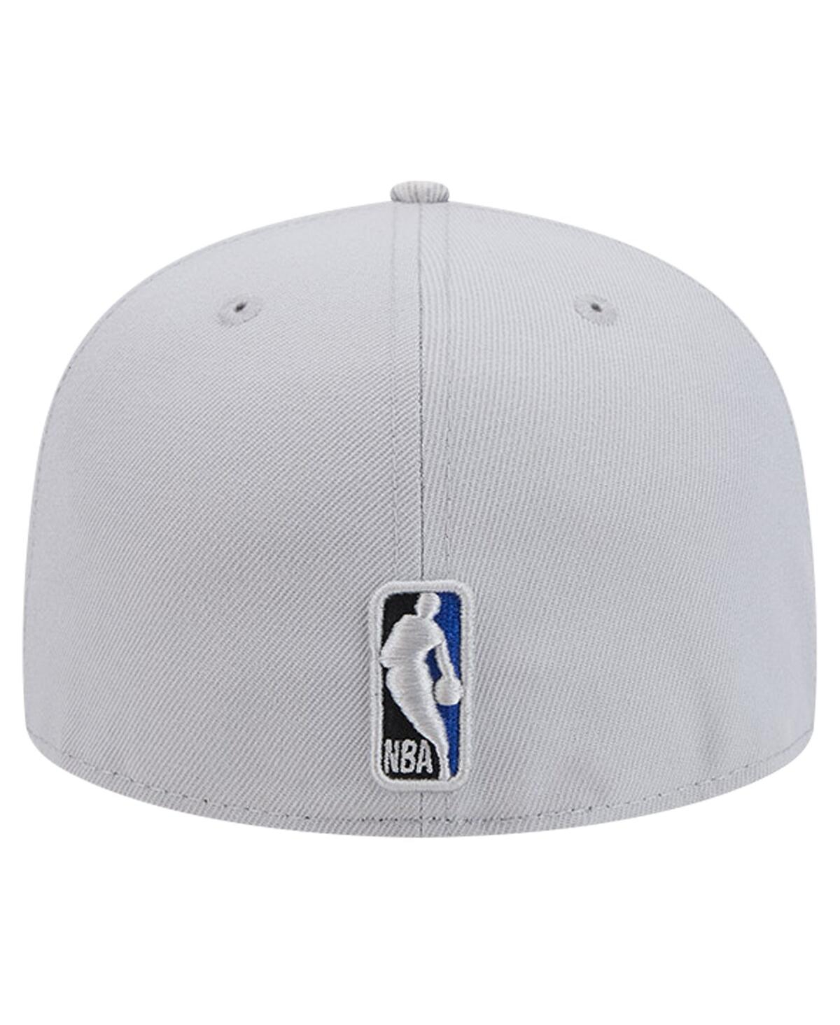 New Era Men's Gray Golden State Warriors Active Color Camo Visor 59fifty Fitted Hat