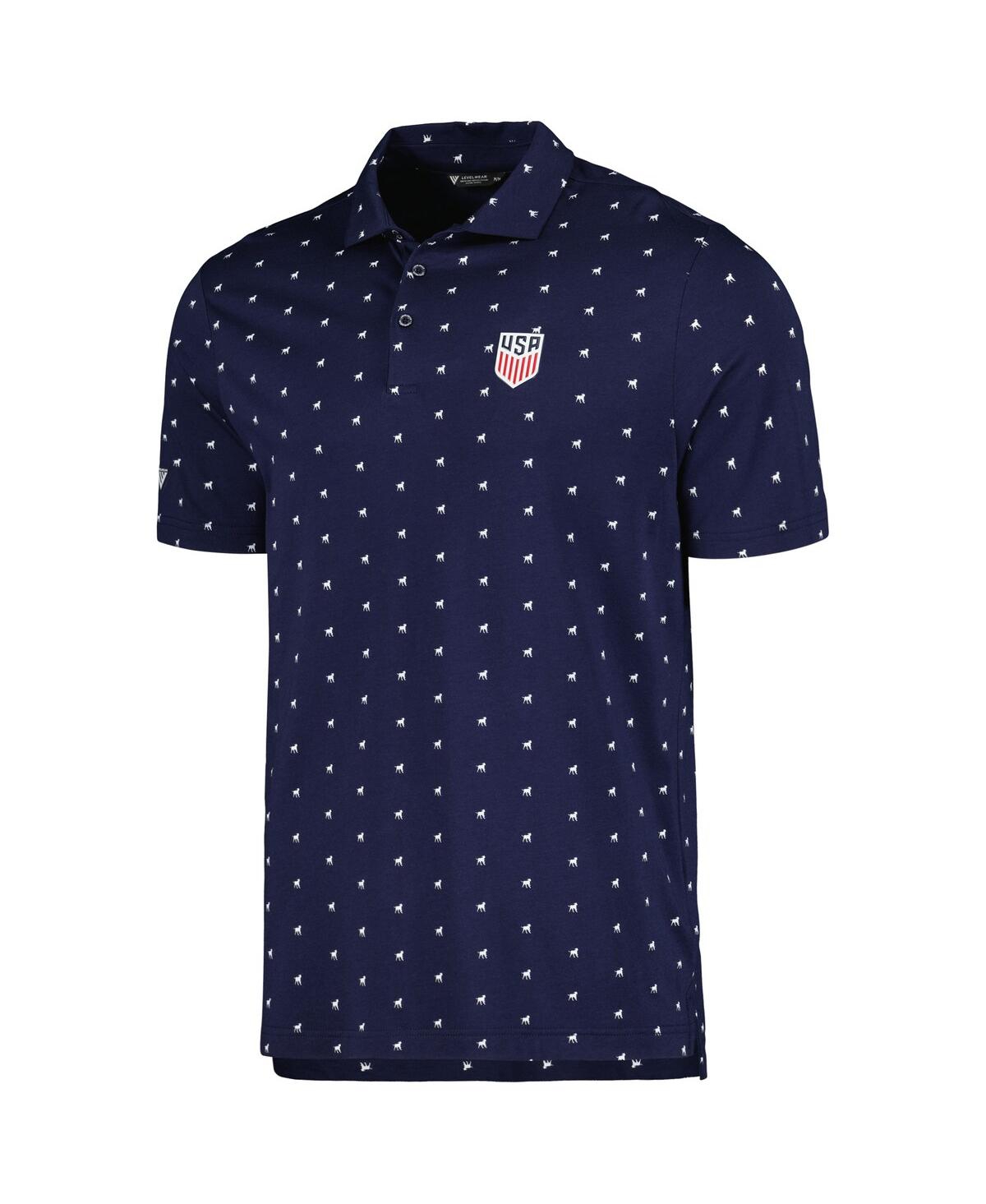 Shop Levelwear Men's Navy Usmnt Rover Polo