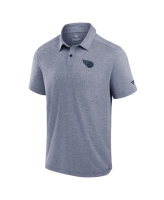 Men's Navy Tennessee Titans Front Office Tech Polo Shirt