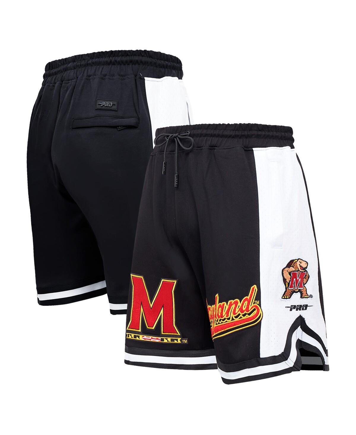 Men's Black Maryland Terrapins Script Tail Dk 2.0 Shorts - Black