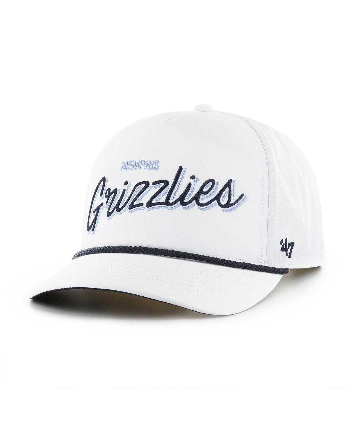 Shop 47 Brand Men's White Memphis Grizzlies Fairway Hitch Brrr Adjustable Hat