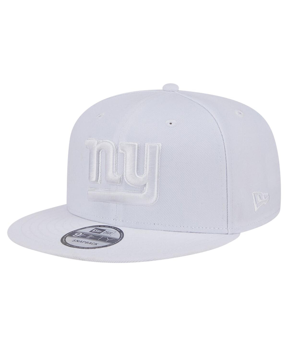 Men's New York Giants Main White on White 9Fifty Snapback Hat - White