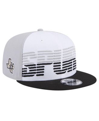 New Era Men's White/Black San Antonio Spurs Throwback Gradient Tech ...