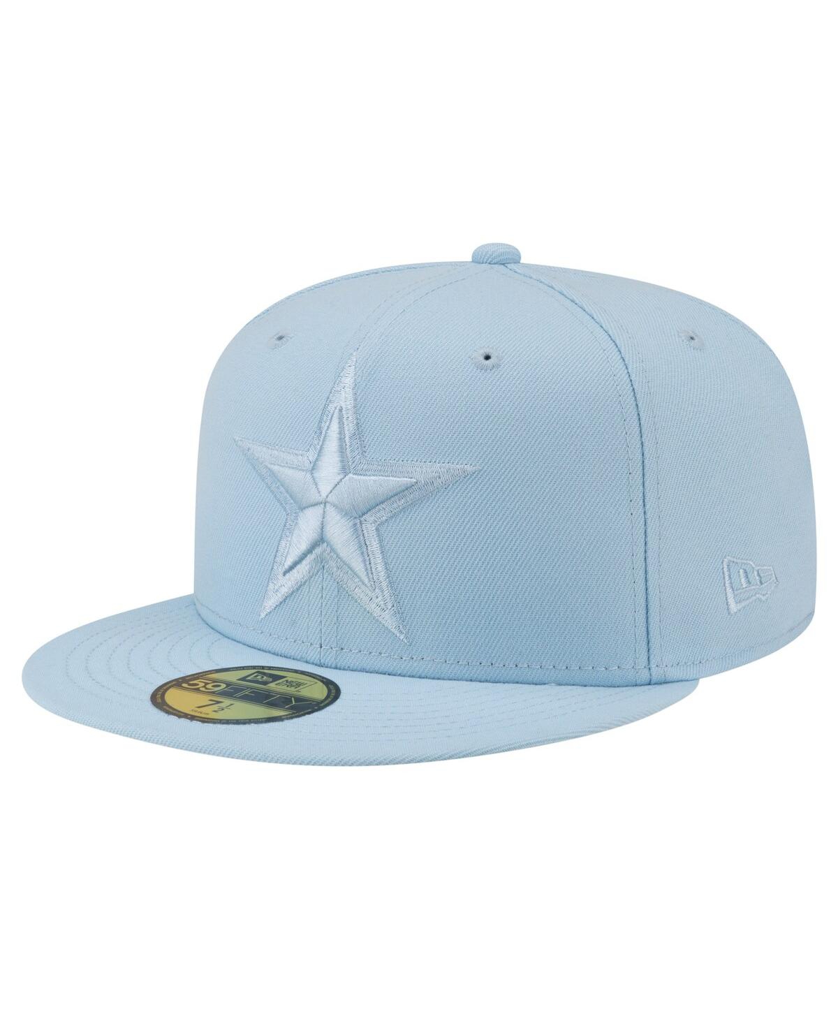 Shop New Era Men's Light Blue Dallas Cowboys Color Pack 59fifty Fitted Hat