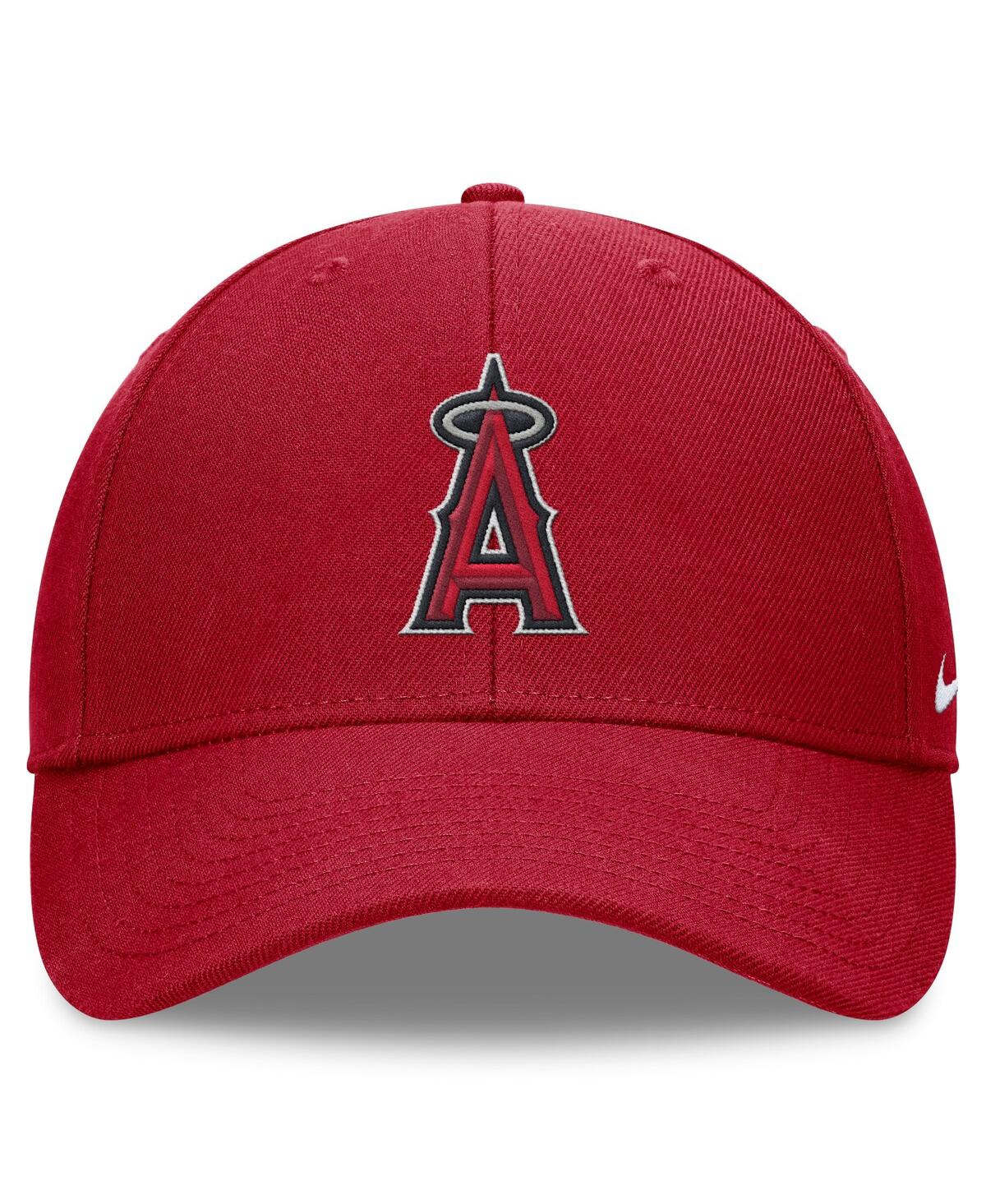 Shop Nike Men's Red Los Angeles Angels Evergreen Club Performance Adjustable Hat