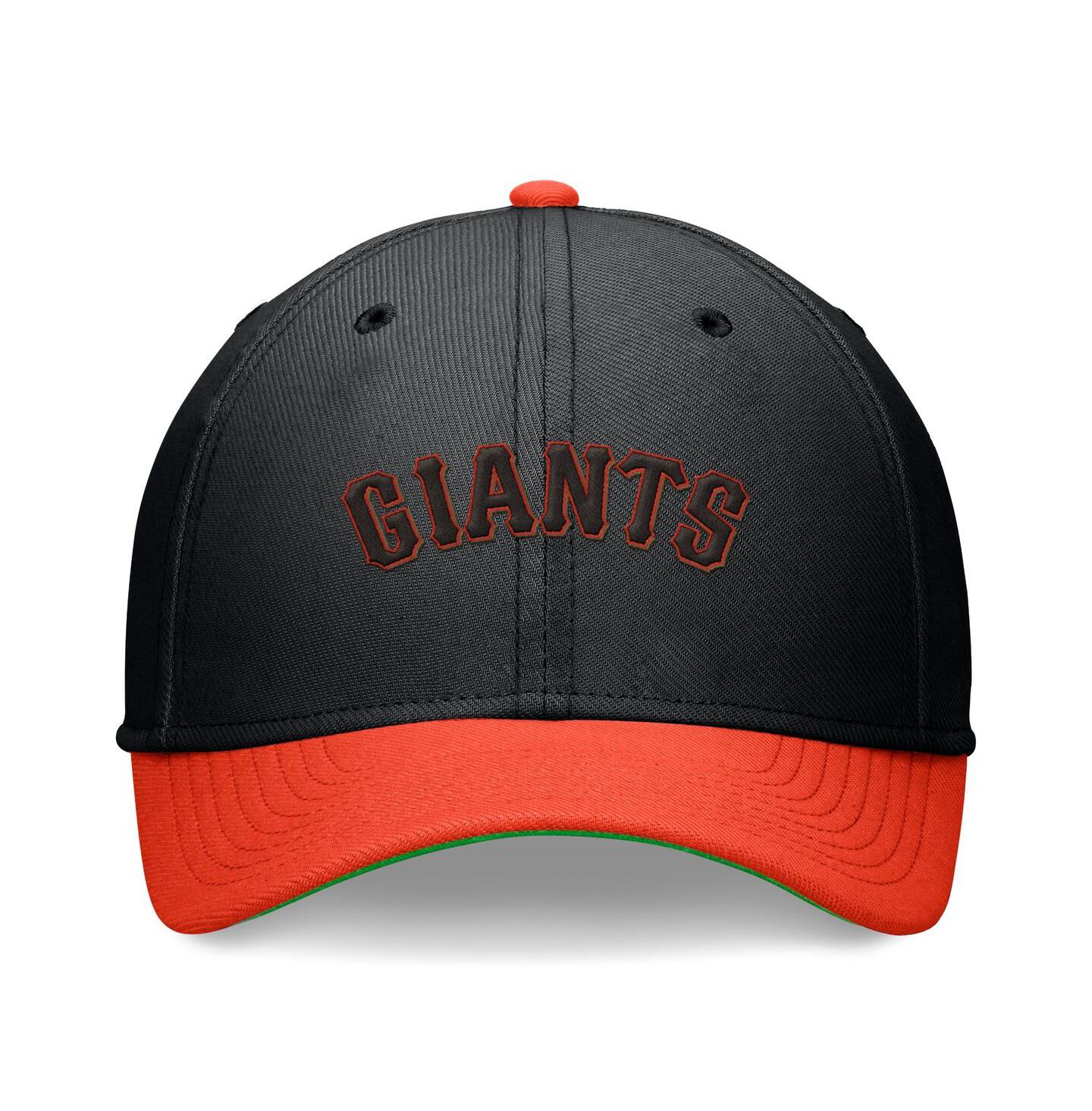 Мужской головной убор Nike Black/Orange San Francisco Giants Cooperstown Collection Rewind Swooshflex Performance Hat — фото 4
