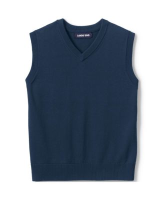 Girls Cotton Modal Fine Gauge Sweater Vest