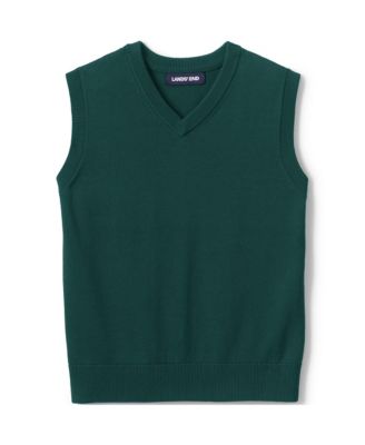 Girls Cotton Modal Fine Gauge Sweater Vest