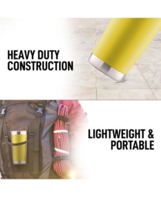 20oz Stainless Steel Tumbler With Lid and Straw - Sweat-Free Travel Coffee Mug Tumbler Cups