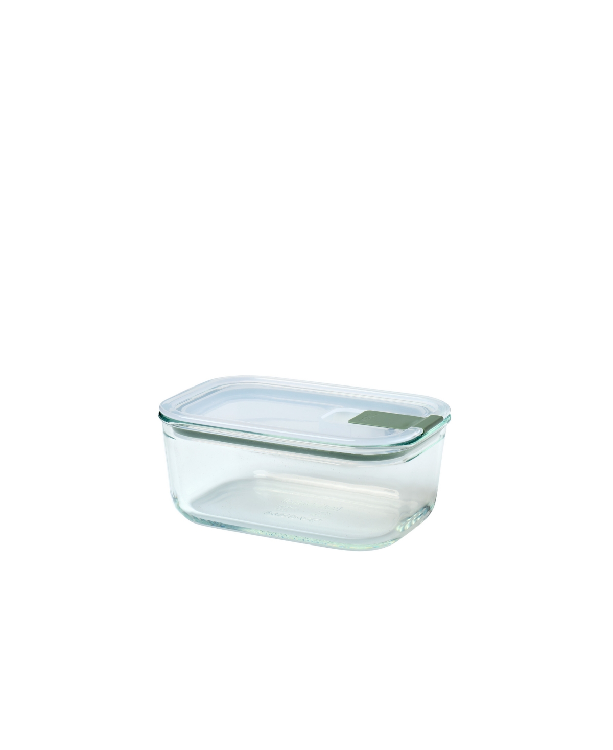 Shop Mepal Easyclip 1pc. 23oz Rectangular Glass Box In Green