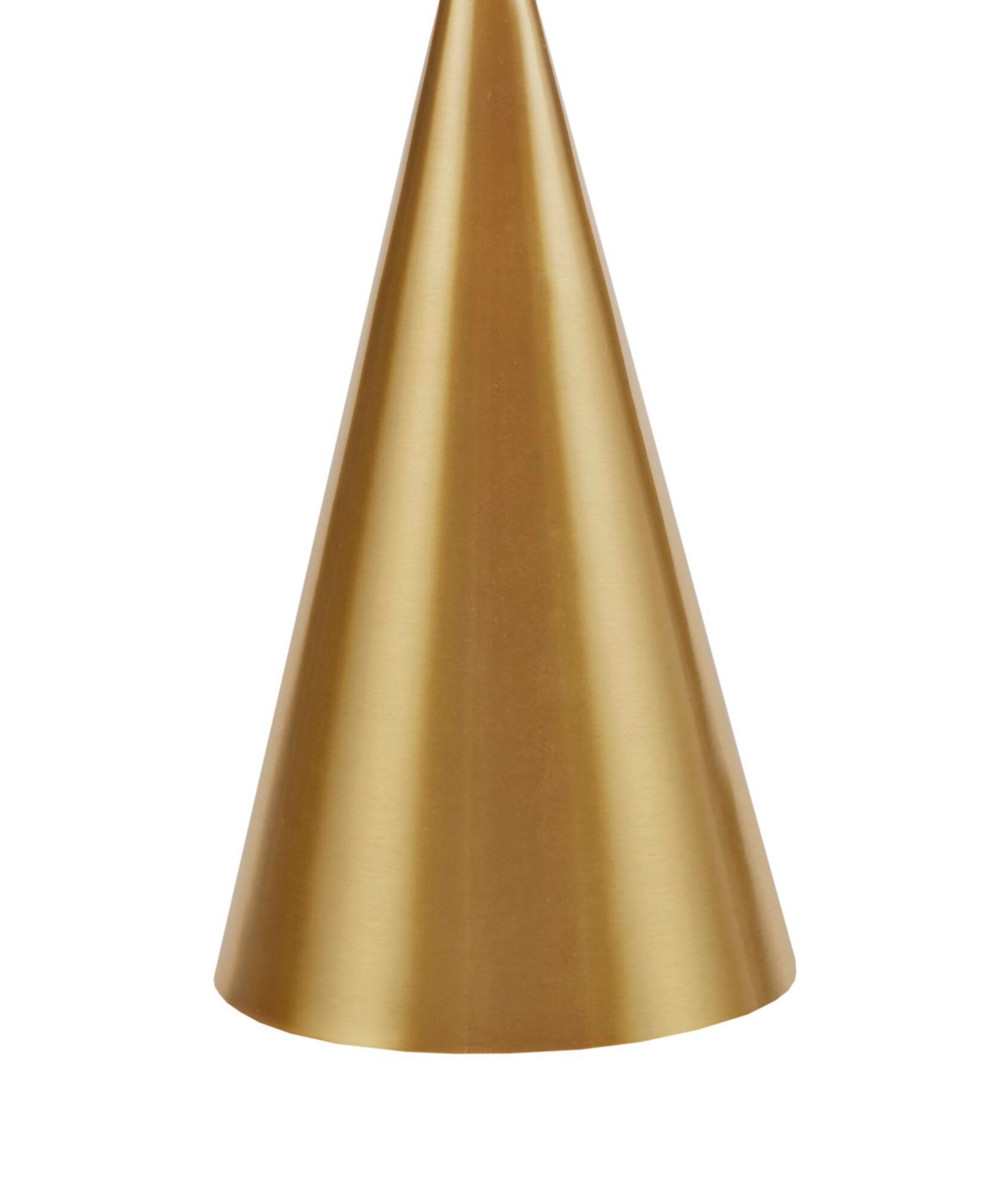 Shop Ink+ivy Gold Hourglass Metal Table Lamp