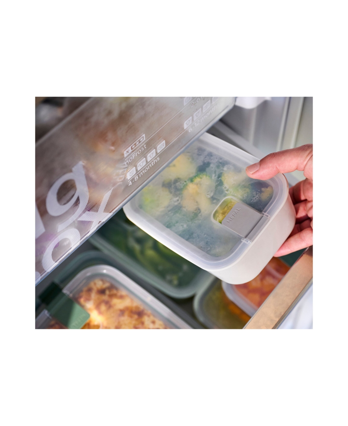 Mepal Easyclip 1pc. 34oz Rectangular Box In Black