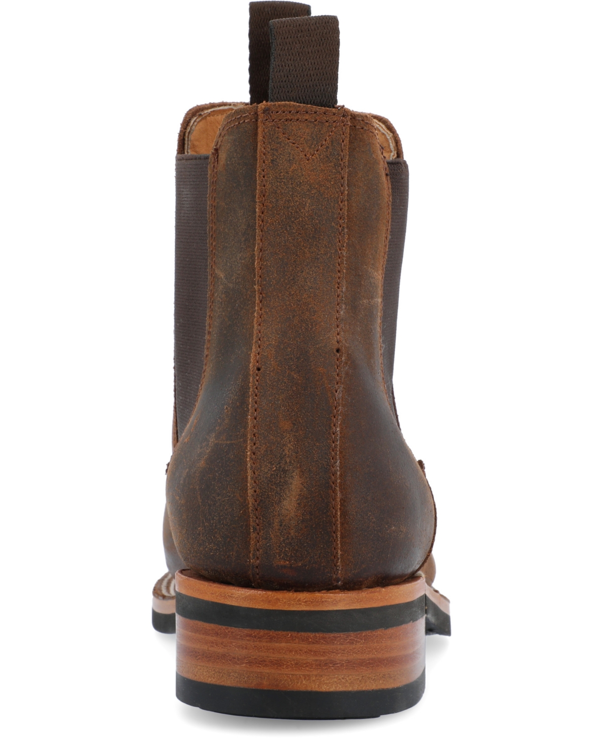 Shop Taft Men's Legion Slip-on Rugged Chelsea Stitchdown Boot In Rust