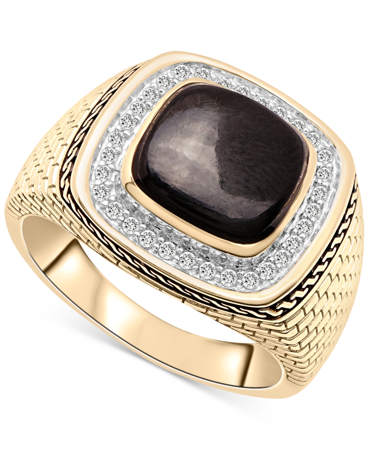 Macy's onyx ring on sale