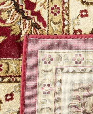 Lyndhurst LNH553 Red and Ivory 8' x 11' Area Rug