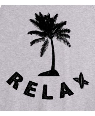 Hybrid Apparel Relax Palm Tree Mens Jersey Tank