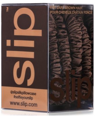 4-Pc. Pure Silk Back-to-Basics Skinny Scrunchies Set