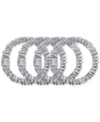 4-Pc. Pure Silk Back-to-Basics Skinny Scrunchies Set