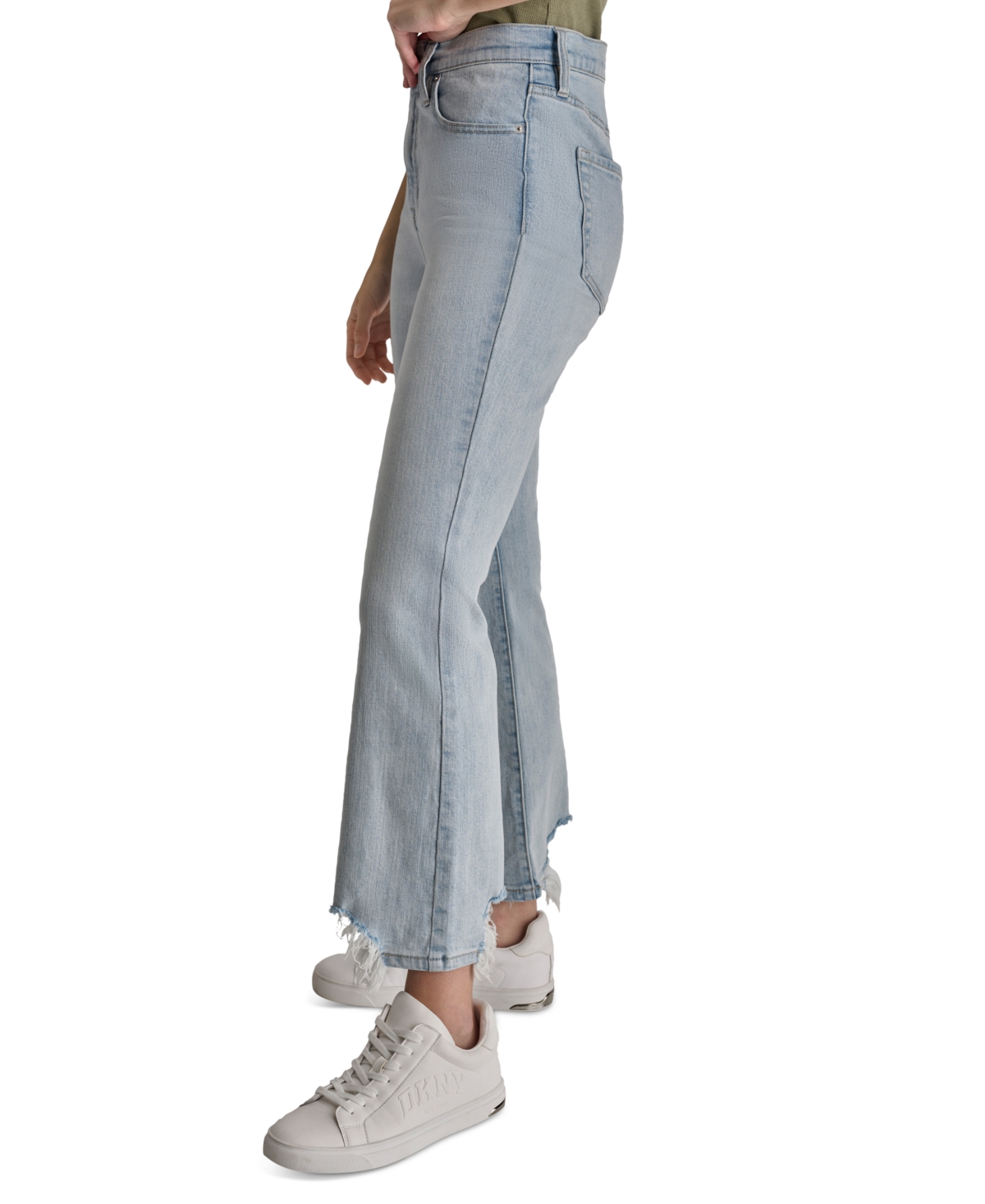 Dkny Jeans Women's High-Rise Destructed-Hem Jeans