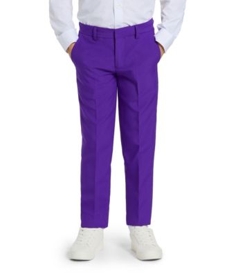Toddler and Little Boys Purple Prince 3Pc Suit