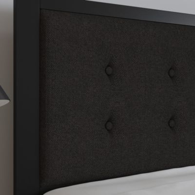Camden Full Headboard Upholstered Button Tufted Headboard With Metal Frame And Adjustable Rail Slots