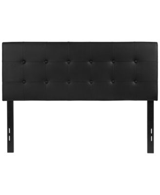 1 Pc Upholstered Headboard Full Size Button Tufted Design Bedroom Furniture
