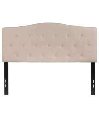 Arched Full Button Tufted Upholstered Headboard