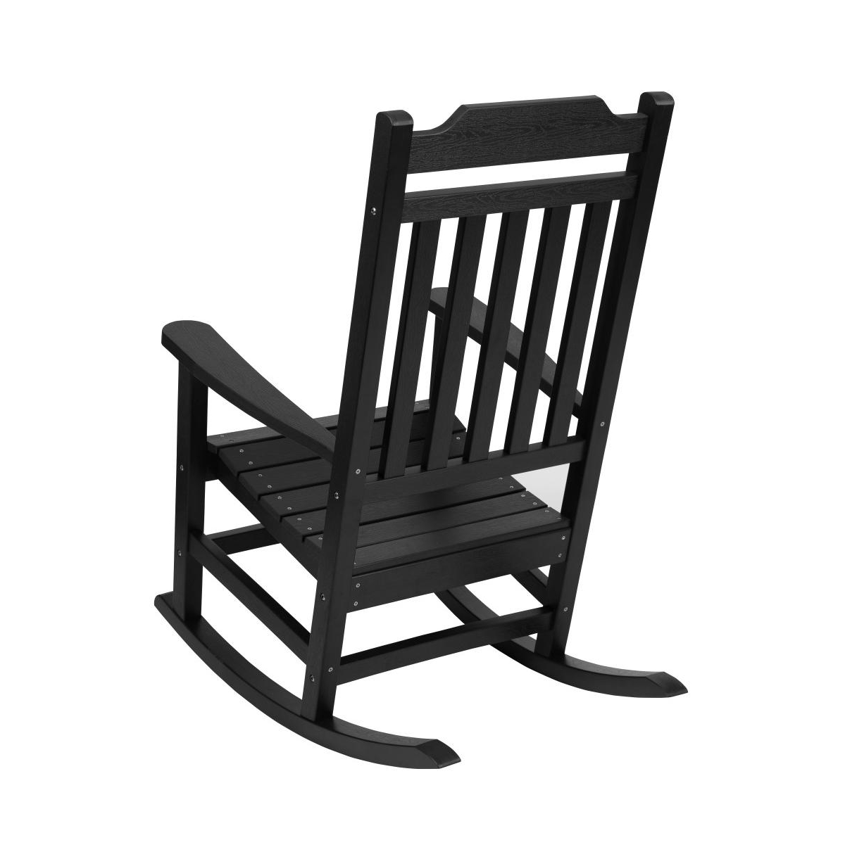 Merrick Lane Set Of 2 Hillford Poly Resin Indoor/Outdoor Rocking Chairs