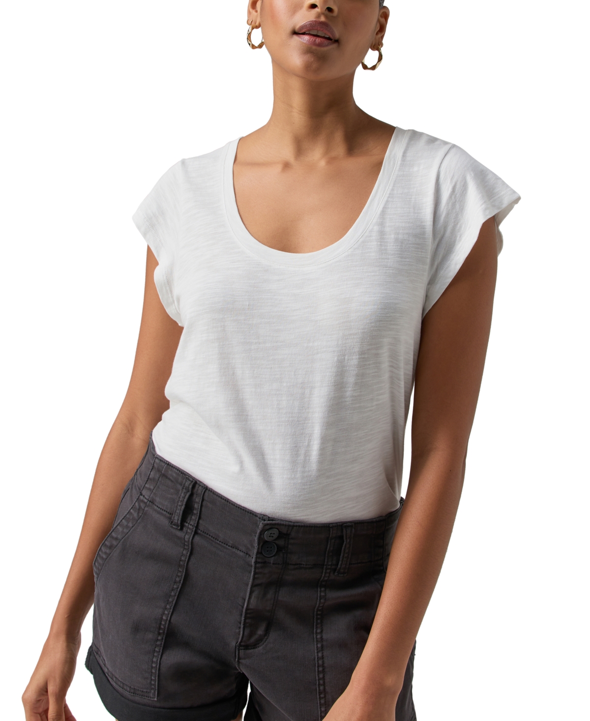 Women's West Side Crewneck Short-Sleeve T-Shirt - White